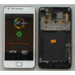 Дисплей + тачскрин + рамка для SAMSUNG i9100 Galaxy S2 White