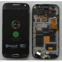 Дисплей + тачскрин + рамка для SAMSUNG i9190 Galaxy S4 mini Blue