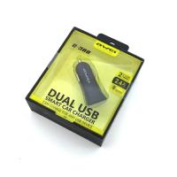Автомобильное ЗУ AWEI C-300 (5V/2.4A/2USB) Black