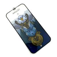 Защитное стекло AMULET Iphone 12 PRO MAX Black 
