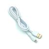 Дата кабель силиконовый DENMEN D08L Lightning 3.6A White