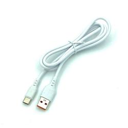 Дата кабель силиконовый DENMEN D08T Type C 3.6A White