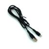 Дата кабель силиконовый DENMEN D06L 2.4A Lightning Black