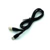 Дата кабель силиконовый DENMEN D06T 2.4A Type C Black