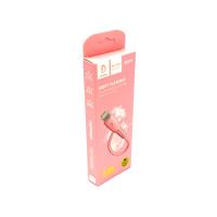 Дата кабель DENMEN D07L Lightning Pink