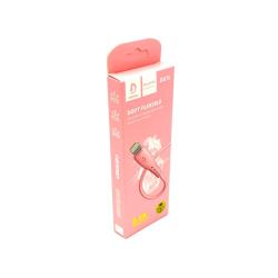 Дата кабель DENMEN D07L Lightning Pink