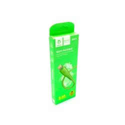 Дата кабель DENMEN D07L Lightning Green