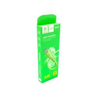 Дата кабель DENMEN D07V Micro USB Green