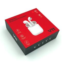 Наушники Bluetooth Apple Airpods V11 TWS Red