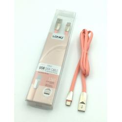 Дата кабель LDNIO LS-61 Type C Pink