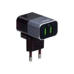 Сетевое ЗУ LDNIO A2206 + cable micro USB (5V/2.4A/2USB) 
