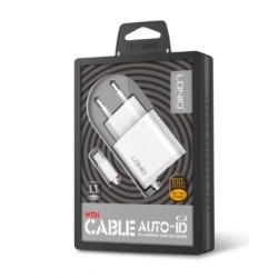 Сетевое ЗУ LDNIO A321 + cable micro USB (5V/2.4A/2USB) 