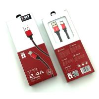 Дата кабель EMY MY-721 Type C 2.4A Red