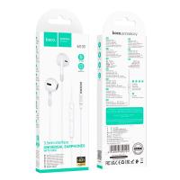 Наушники с микрофоном HOCO M109 1.2m White