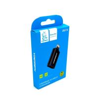 OTG переходник DENMEN DU16 USB to Lightning Black