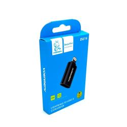 OTG переходник DENMEN DU16 USB to Lightning Black
