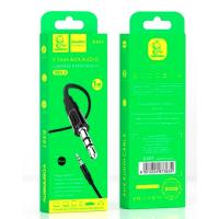 Кабель AUX DENMEN DX01 1M Black