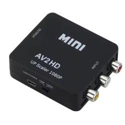 Переходник 3RCA to HDMI Video Converter 1080p Full HD AVtoHDMI Black