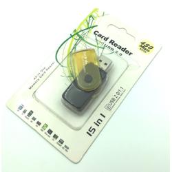 Картридер 15 in 1 + cable mini USB