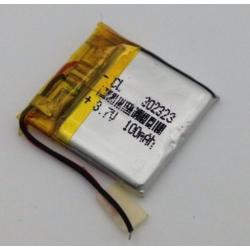 Аккумулятор универсальный  23х23х3 мм 3,7V 100mAh