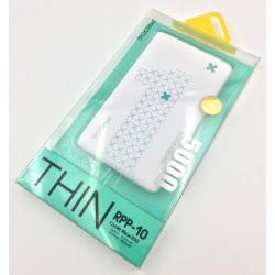 Power Bank REMAX Proda RPP-10 Thin (5000mAh/2A/1USB) White/Green
