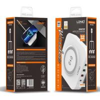 Беспроводное ЗУ LDNIO AW004 + 3USB/1PD/32W/1.5M White