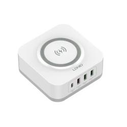 Беспроводное ЗУ LDNIO AW004 + 3USB/1PD/32W/1.5M White