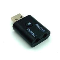 Аудиоприемник / Передатчик Bluetooth адаптер M188 3in1 V5.0 Black