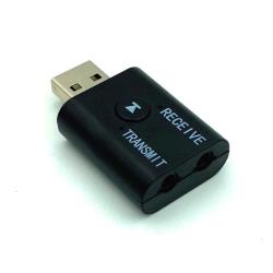 Аудиоприемник / Передатчик Bluetooth адаптер M188 3in1 V5.0 Black