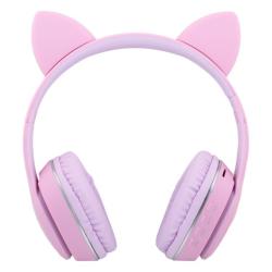 Наушники Bluetooth DEEPBASS R6 с ушками Purple