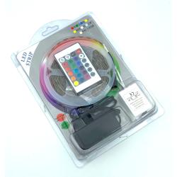 Led лента RGB 5м с блоком питания и пультом