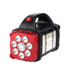 Ручной светодиодный фонарь на аккумуляторе с ручкой Hurry bolt HB-1678 Black