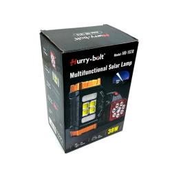 Ручной светодиодный фонарь на аккумуляторе с ручкой Hurry bolt HB-1678 Black