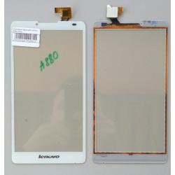 Сенсорный экран для Lenovo A880 White