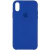 Чехол iPhone X/XS Silicon Case Copy #03 Royal Blue