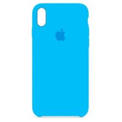 Чехол iPhone X/XS Silicon Case Copy #16 Blue