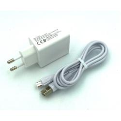 Сетевое ЗУ Sunpin DC-02 Super Fast 22.5W (5V/4.0A/1USB) + кабель Micro USB White 