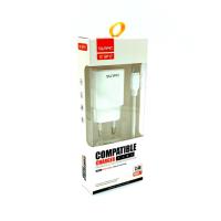 Сетевое ЗУ Sunpin SP-17 (5V/2.4A/1USB) + кабель TYPE-C White 