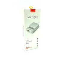 Сетевое ЗУ Sunpin SP-988 Multi Port (5V/6A/4USB) Qualcomm 3.0 White 