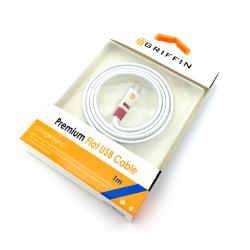Дата кабель GRIFFIN Premium flat micro USB 1M