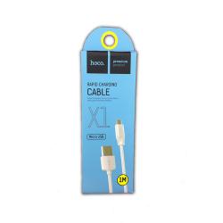 Дата кабель HOCO X1 Rapid Micro USB 1m White