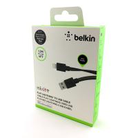 Дата кабель Belkin Flat iPhone 5 Black