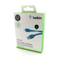 Дата кабель Belkin Flat iPhone 5 Blue
