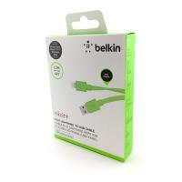 Дата кабель Belkin Flat iPhone 5 Green