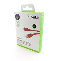 Дата кабель Belkin Flat iPhone 5 Red