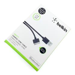 Дата кабель Belkin iPhone 4 Black 1.2M (коробка)