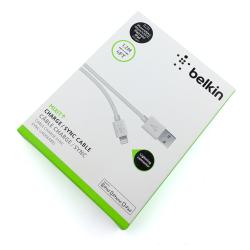 Дата кабель Belkin iPhone 5 1,2M White (коробка)