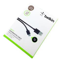 Дата кабель Belkin micro USB 1,2M Black (коробка)