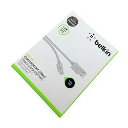 Дата кабель Belkin micro USB 1,2M White (коробка)