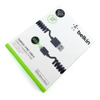 Дата кабель Belkin спираль iPhone 5 1.8M Black